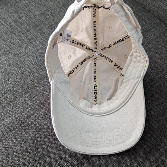 Spiritual Gangster Eternal Optimist Embroidered Dad Hat Baseball Cap in Stone - Picture 7 of 7